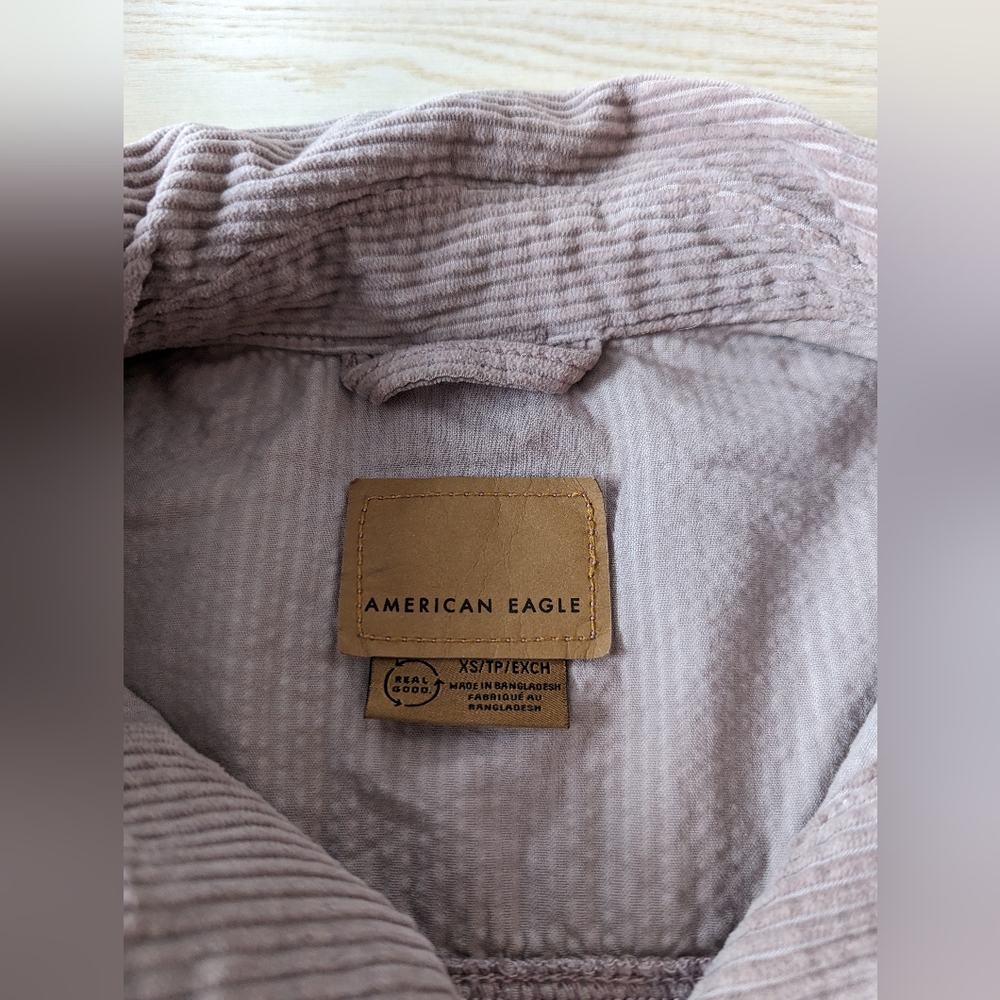 New Cropped Corduroy Oversized Jacket - Picture 8 of 8